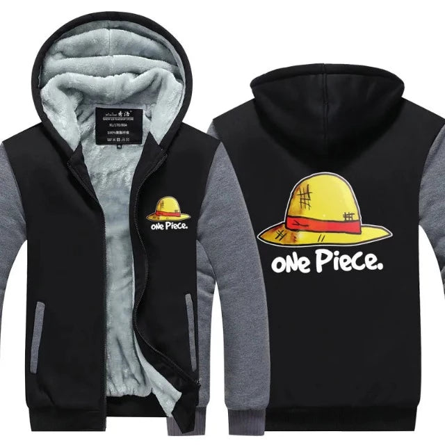 Einteilige Fleecejacke