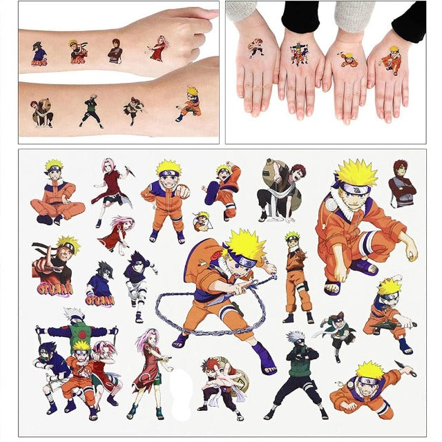 Tatuaje Temporal De Naruto