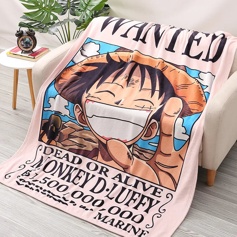 Couverture Plaid One Piece Monkey D. Luffy