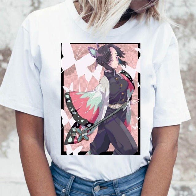 Camiseta Shinobu Demon Slayer Mujer