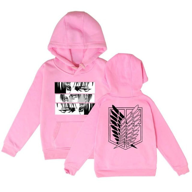 Sweat pour Enfant Attaque des Titans Pull ROSE