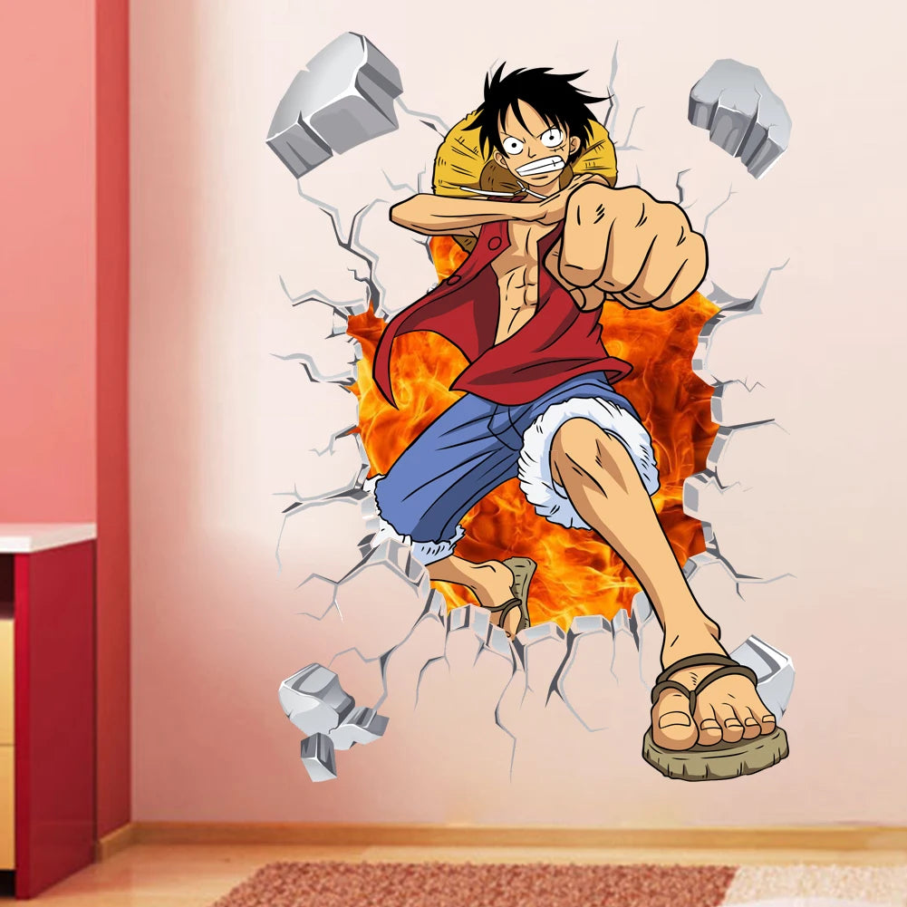 Sticker Mural One Piece Monkey D. Luffy