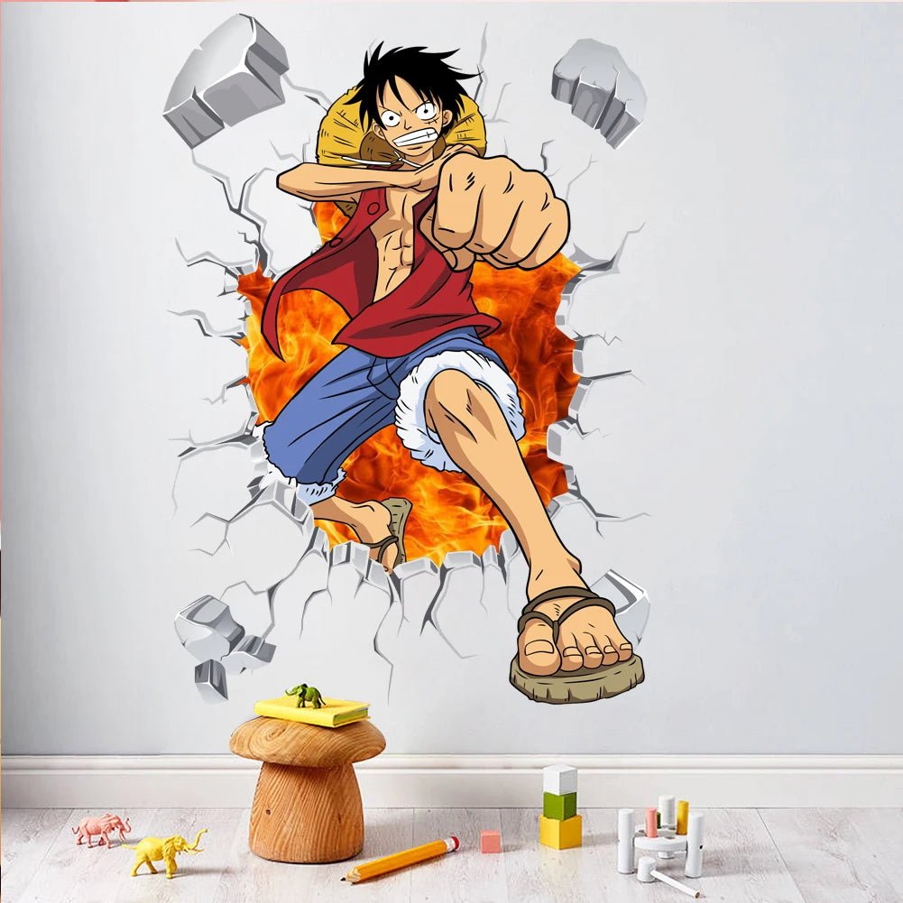 Sticker Mural One Piece Monkey D. Luffy