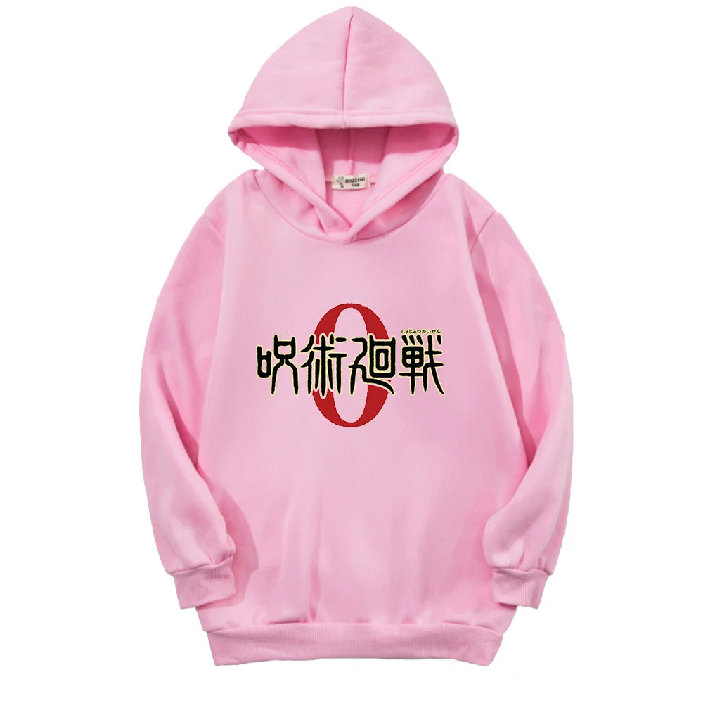 Sweat Pull Enfant Jujutsu Kaisen Logo Fille Garçon ROSE