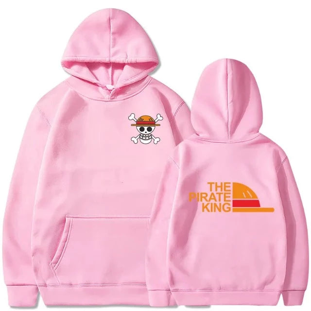 Sweat One Piece Jolly Roger Pirate King rose