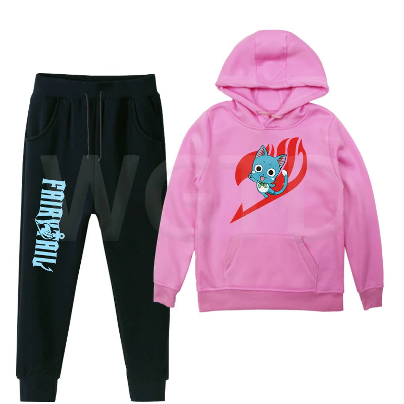 Ensemble Sweat Pull & Pantalon Enfant Fairy Tail Happy Rose