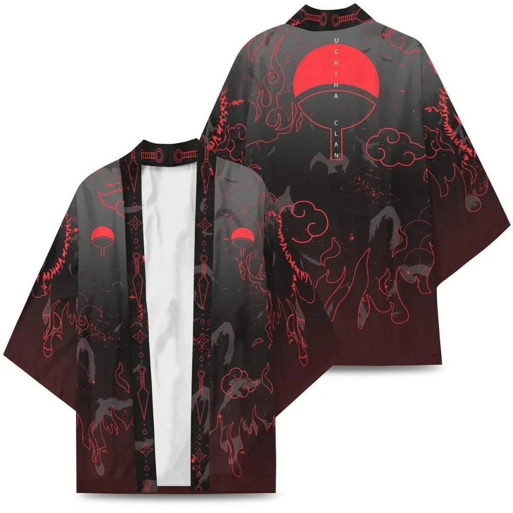 Peignoir Japonais Naruto Kimono Uchiha