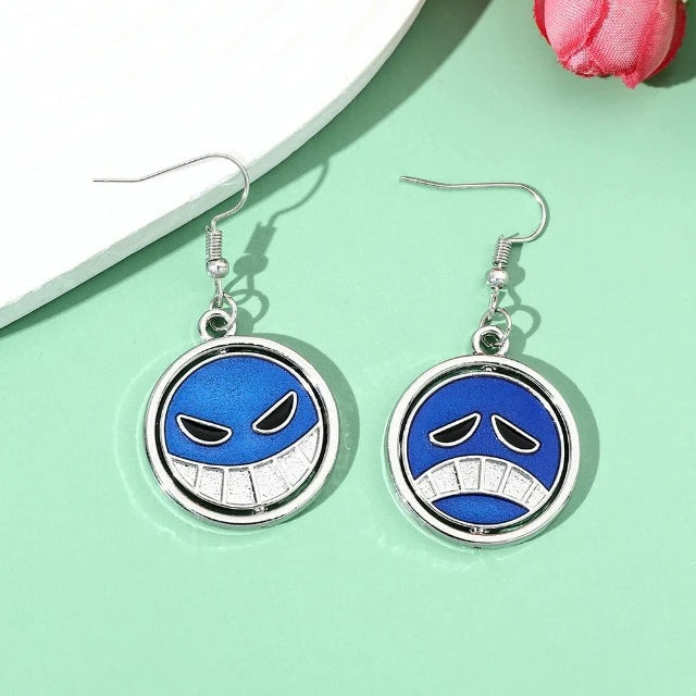 Boucles d'Oreilles One Piece Portgas D. Ace