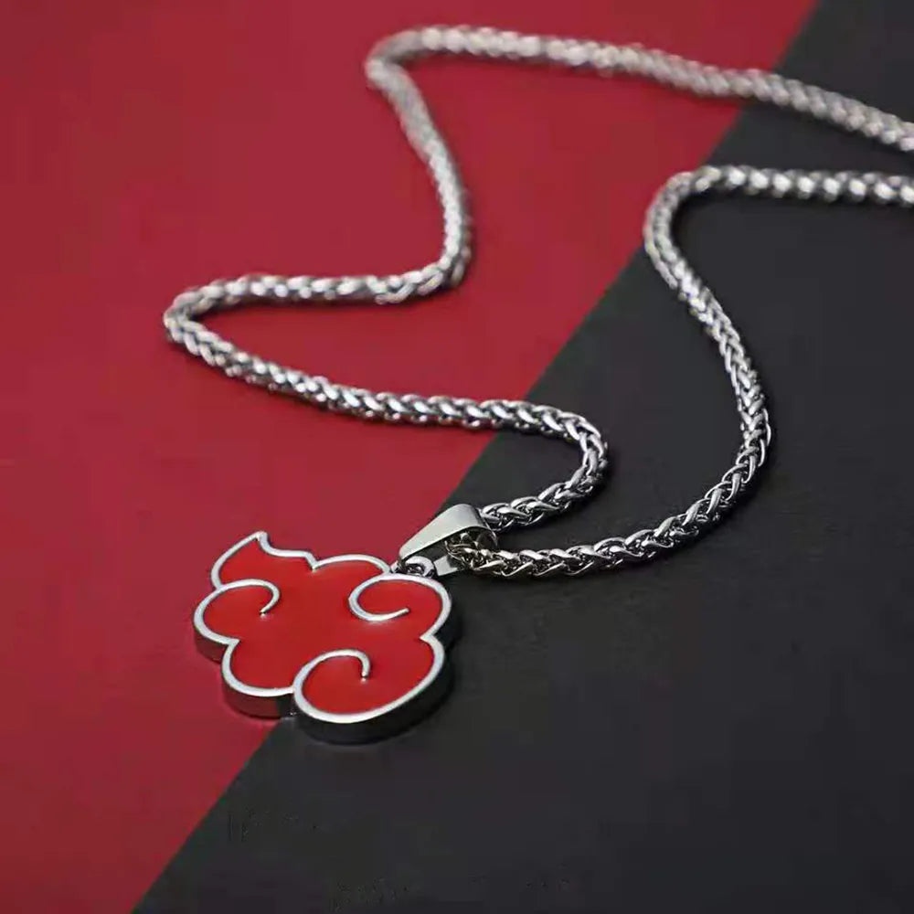 Collier Akatsuki Nuage Rouge Naruto