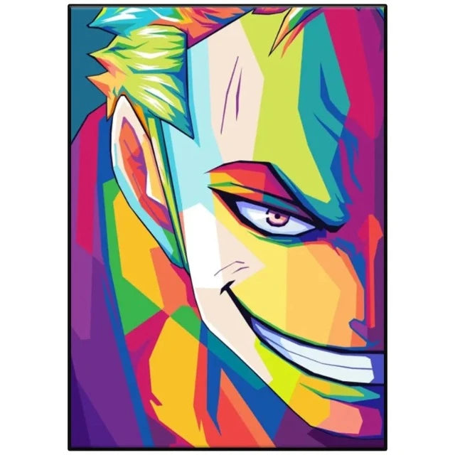 Póster One Piece Luffy vs Zoro