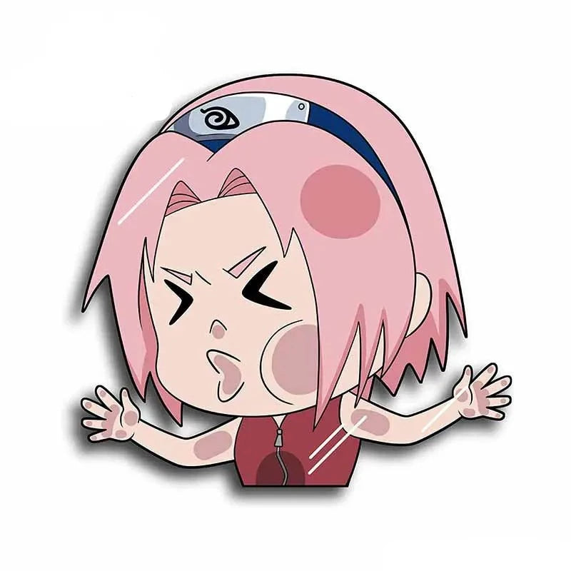 Autocollant Fenêtre Voiture Naruto sakura haruno