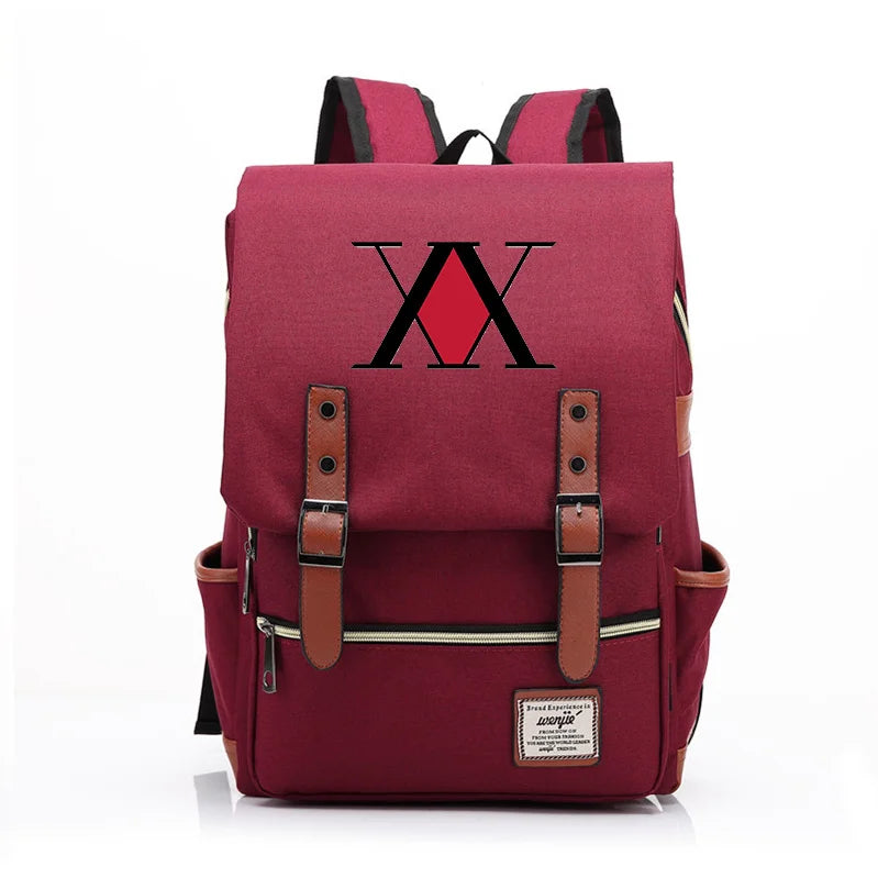 Sac À Dos Hxh Cartable Logo Hunter x Hunter rouge
