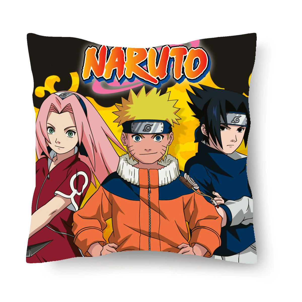Taie pour Coussin Naruto Sasuke &amp; Sakura