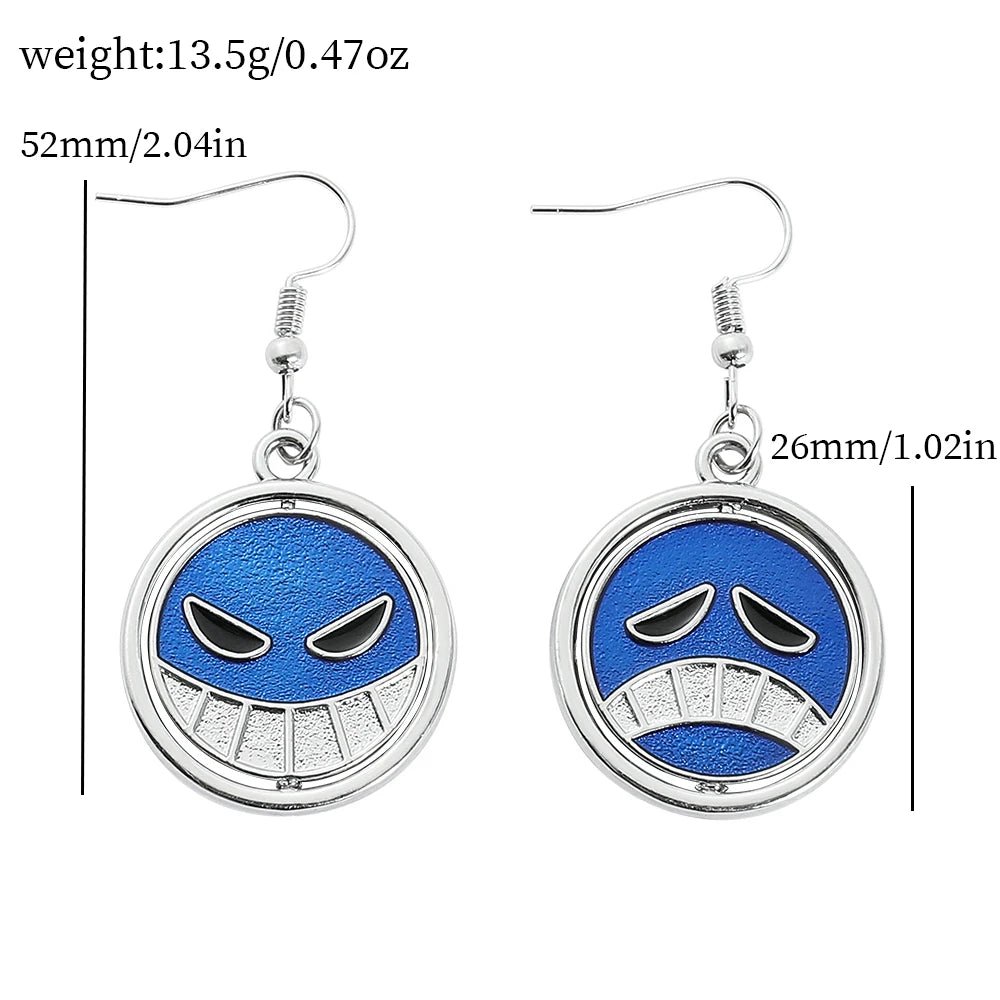 Boucles d'Oreilles One Piece Portgas D. Ace