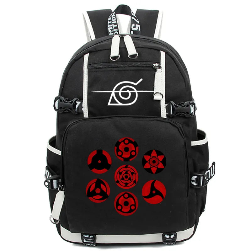 Cartable Naruto Sac À Dos Konoha Sharingan Bretelles