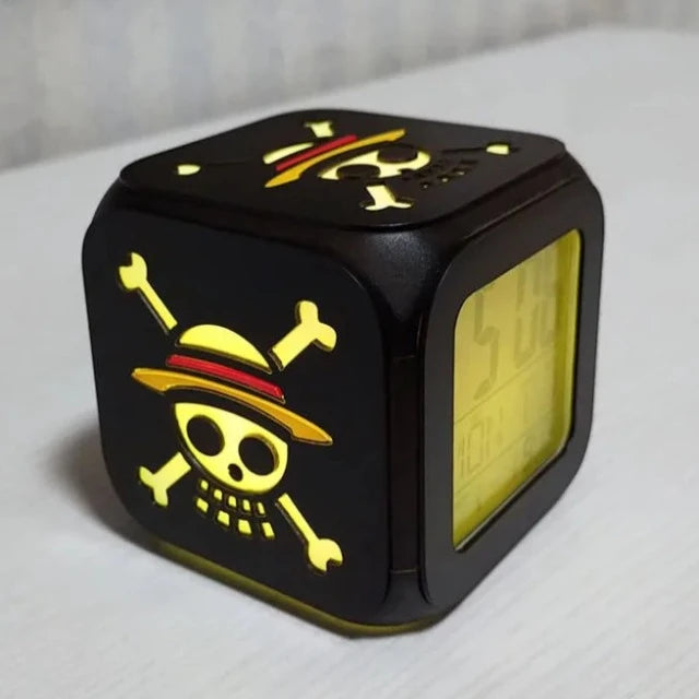 Réveil One Piece Lumineux Jolly Roger