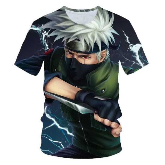 T-Shirt pour Enfant Naruto Kakashi Garçon Fille