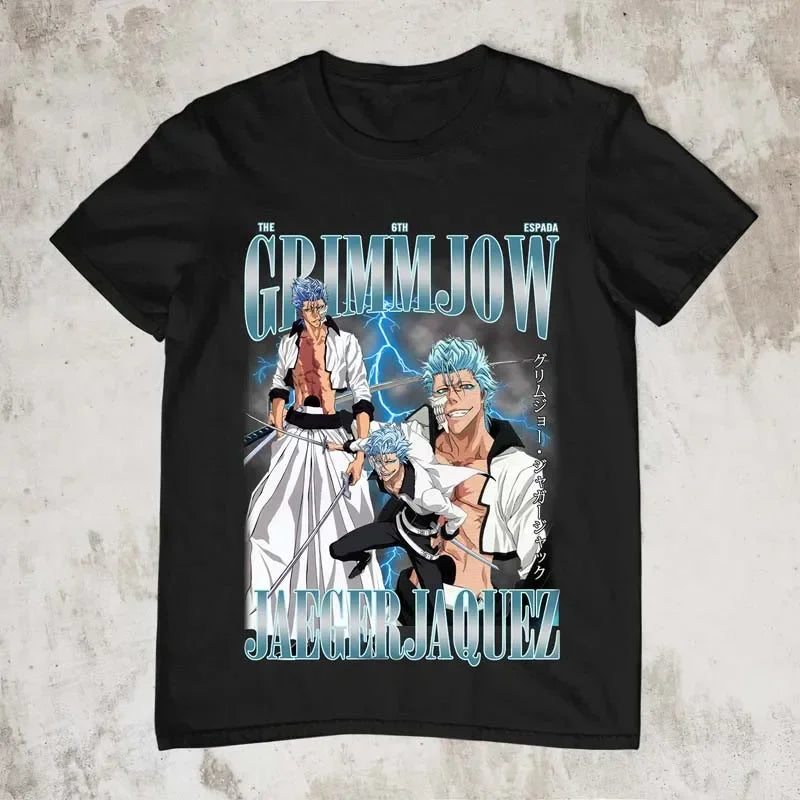 T-Shirt Bleach Grimmjow Jaggerjack Noir