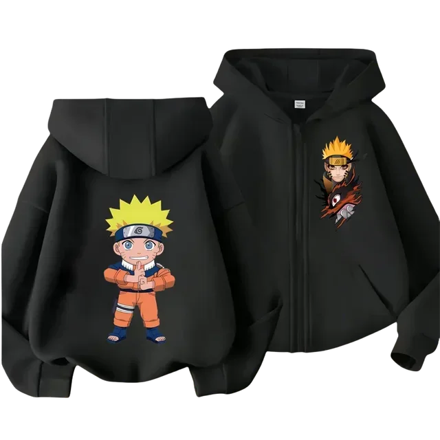 Gilet Enfant Naruto Garçon noir