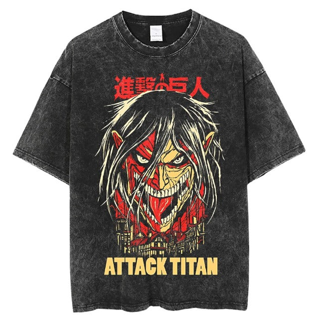 T-shirt Vintage Attack on Titan