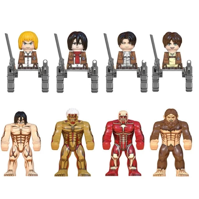 Jouet Lego Attaque des Titans (Pack de 8)