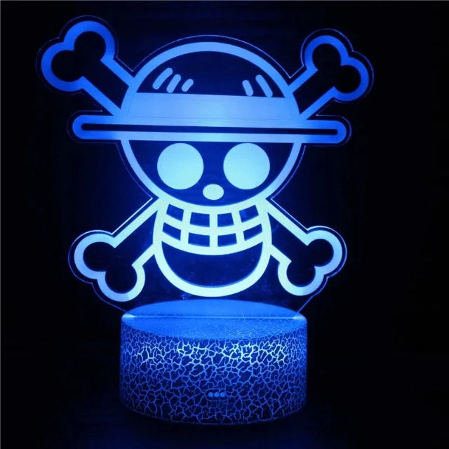 Lampe One Piece Jolly Roger