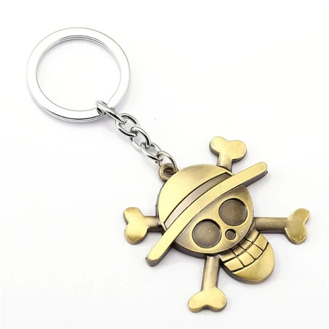 Porte-Clés One Piece Jolly Roger Or