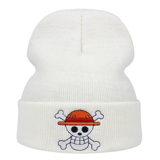 Bonnet One Piece Jolly Roger BLANC
