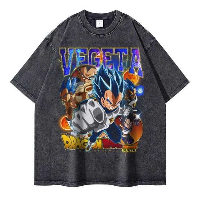 T-Shirt Oversized Dragon Ball Z Vegeta