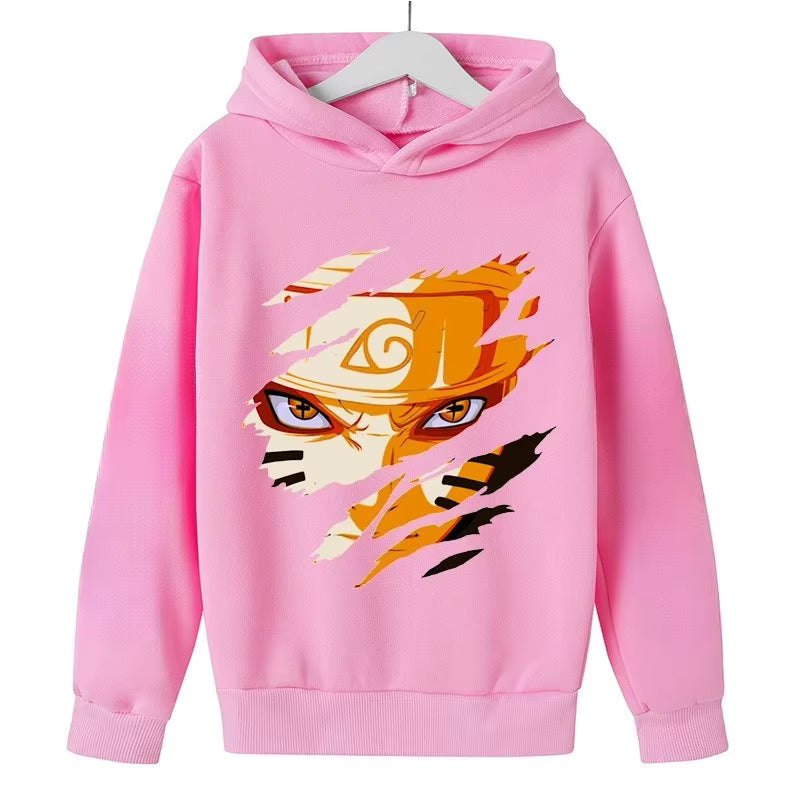 Hoodie Enfant Naruto Pull Rose