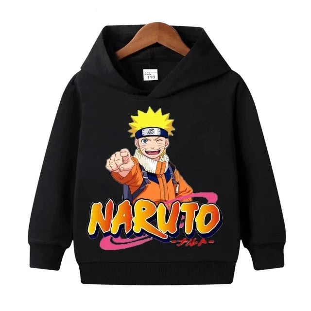 Sweat Enfant Naruto Ninja Pull noir