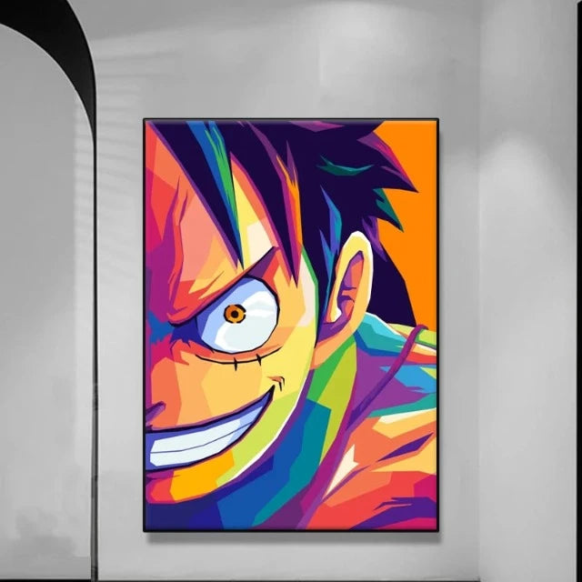 Póster One Piece Luffy vs Zoro