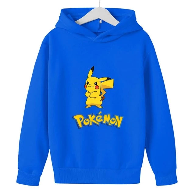 Sweatshirt Pull à Capuche Enfant Pokemon Pikachu 7 Coloris