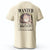 T-Shirt One Piece Luffy Wanted Beige