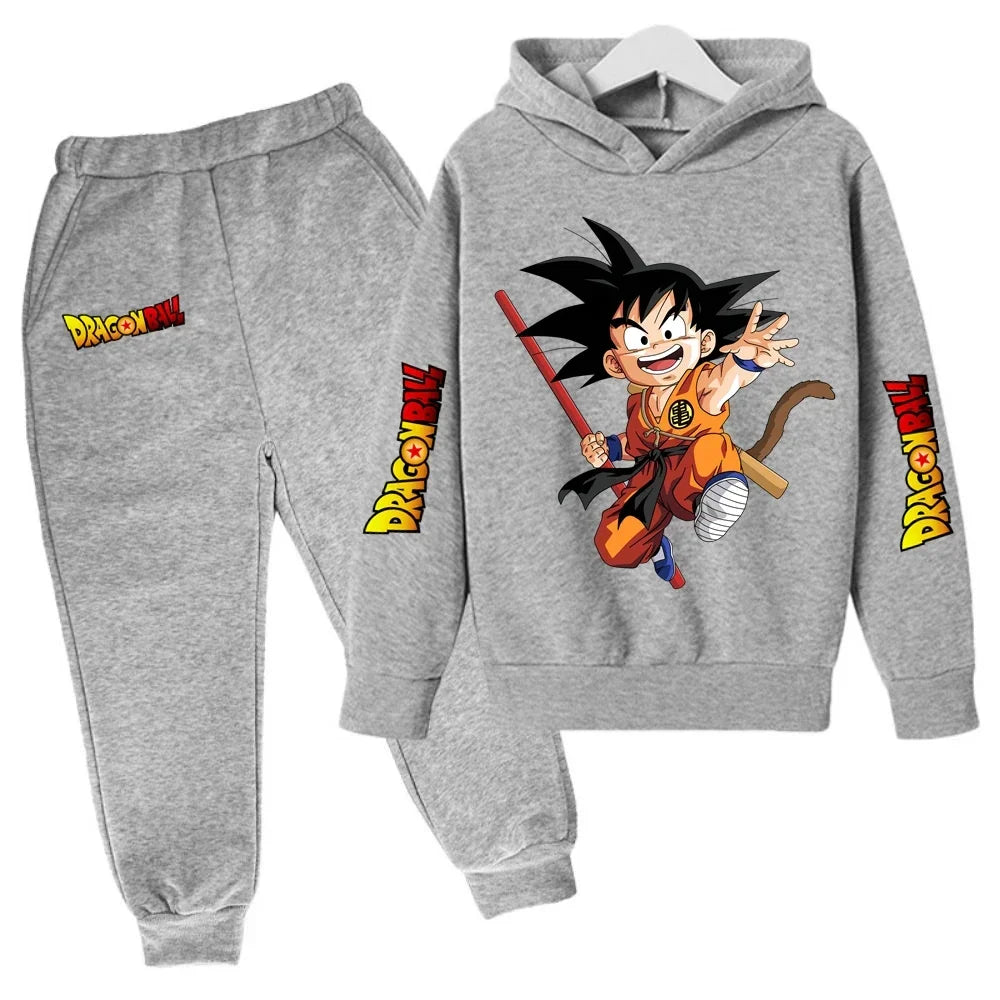 Ensemble Sweat &amp; Pantalon Enfant Dragon Ball Goku Gris