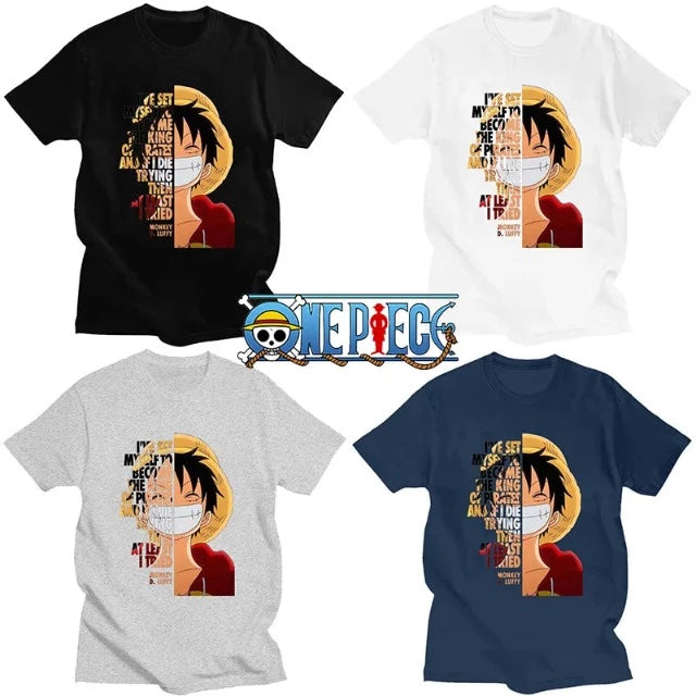 Camiseta One Piece Luffy 6 Colores