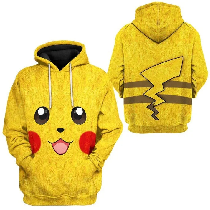 Sweatshirt À Capuche Pokémon Enfant Pull Pikachu