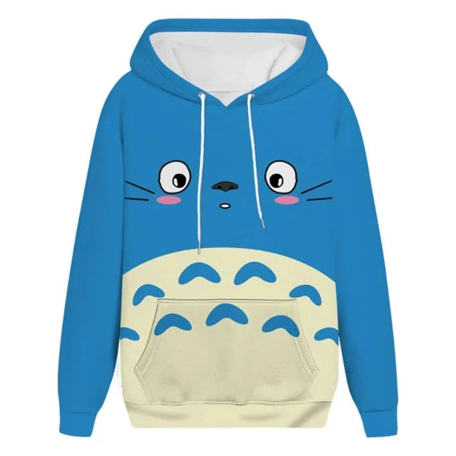 Sudadera con Capucha Suéter Infantil Totoro Niña Niño