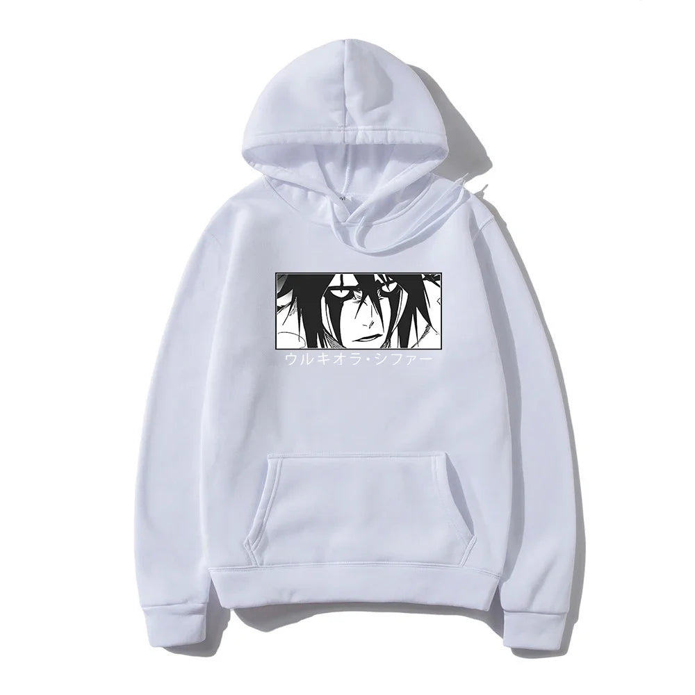 Sweat Pull à Capuche Bleach Ulquiorra Cifer Blanc