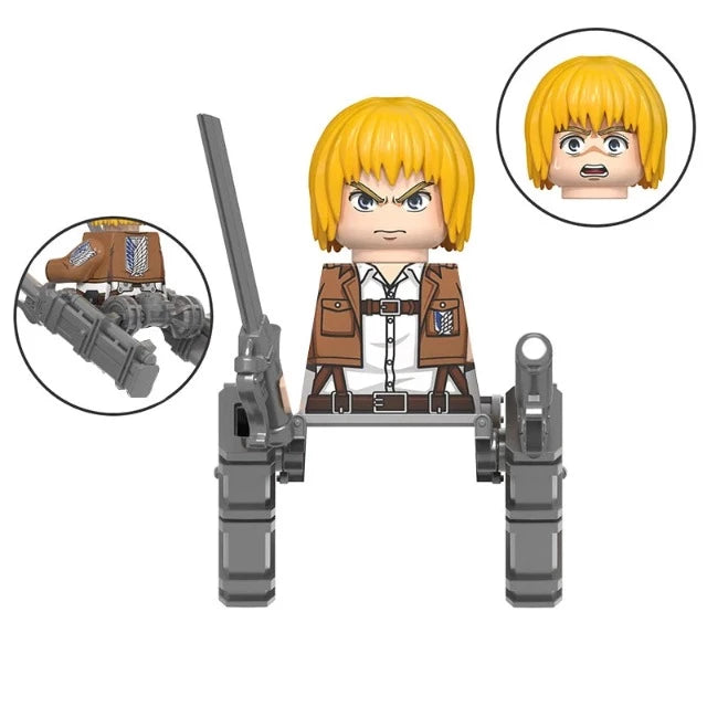 Jouet Lego Attaque des Titans (Pack de 8)