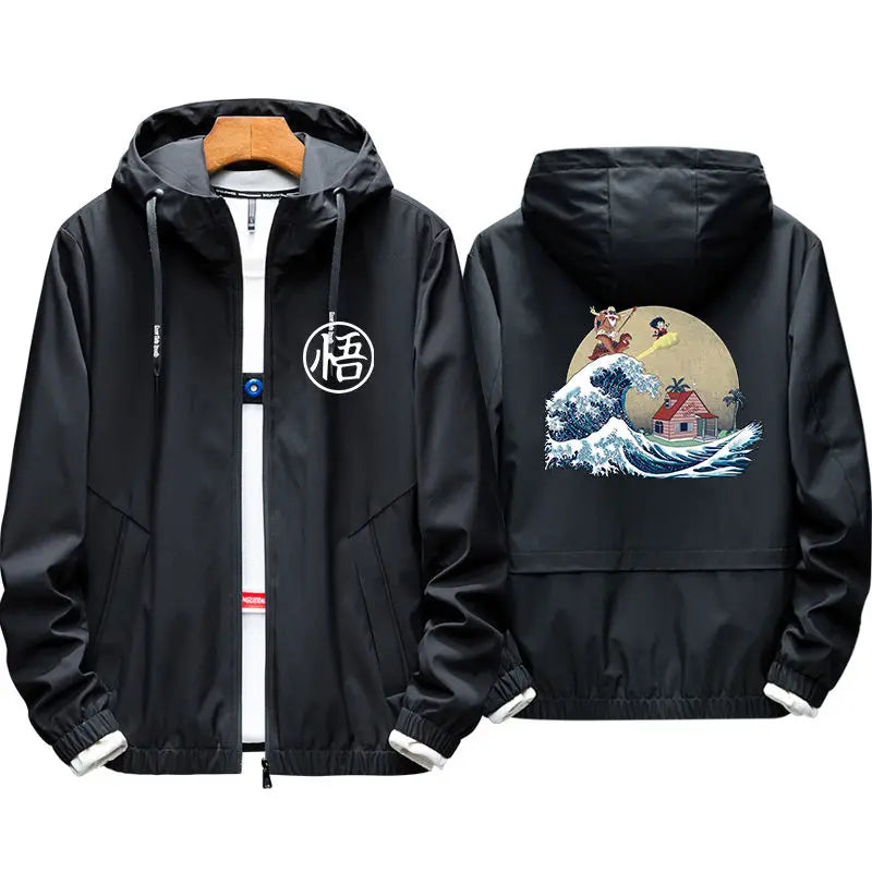 Veste Manteau Imperméable Coupe-Vent Dragon Ball Kame House