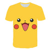 T-Shirt Enfant Pokémon Tête de Pikachu Fille Garçon