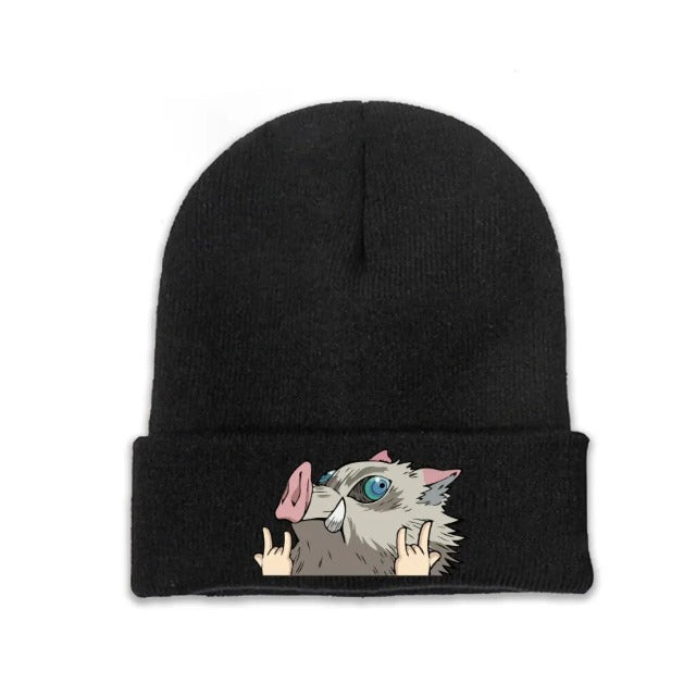 Gorro de invierno Demon Slayer Inosuke