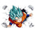 Sticker Mural Dragon Ball Z Goku SSJ Blue