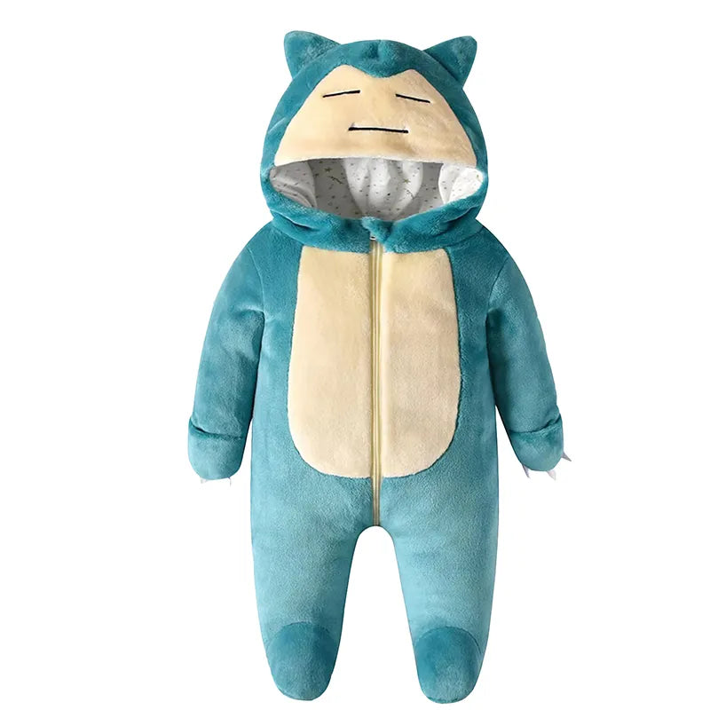 Combinaison Pyjama Bébé Pokémon Ronflex Fille Garçon