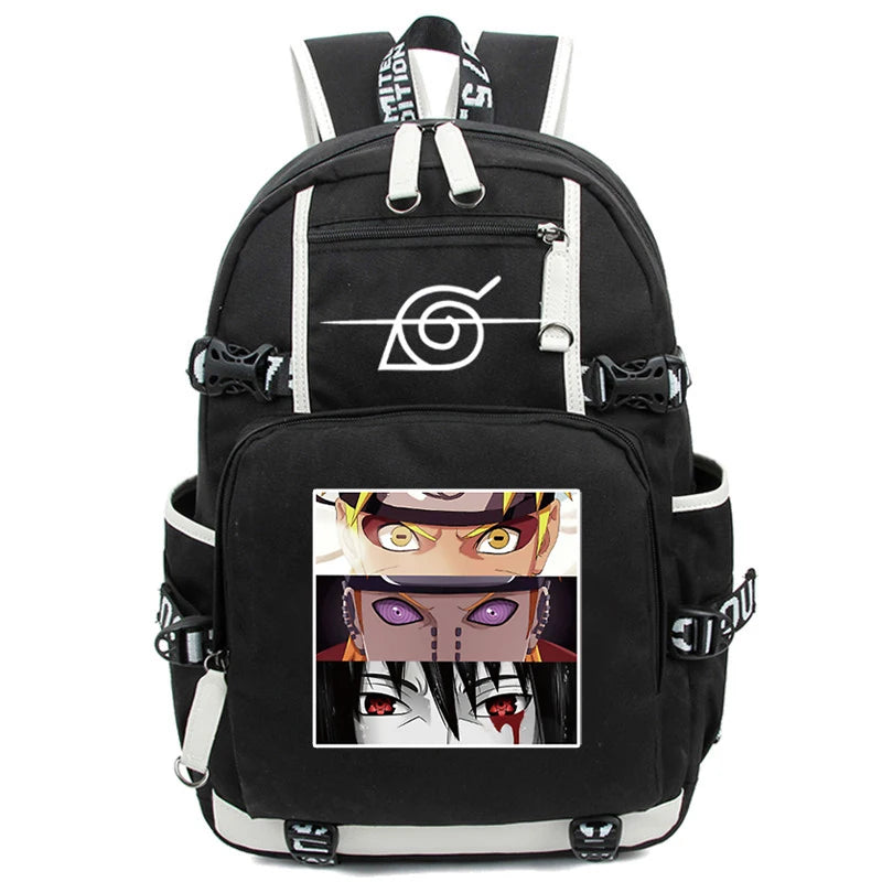 Cartable Naruto Sac À Dos Pain Sasuke Bretelles