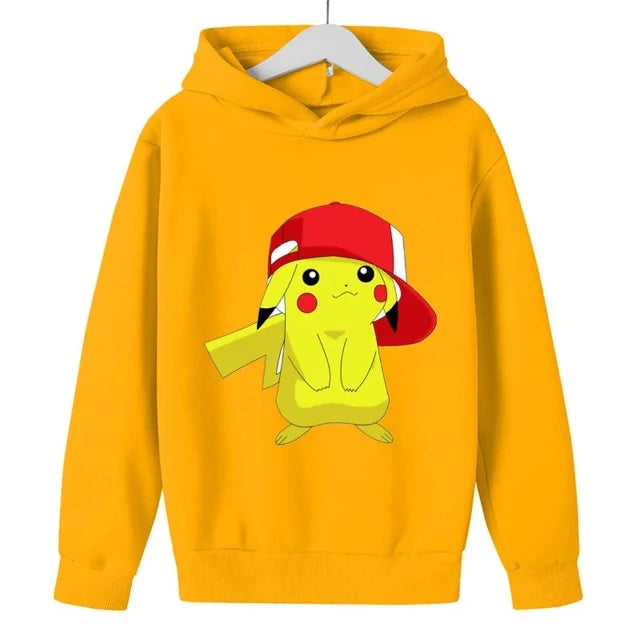 Sweat Pull à Capuche Enfant Pokemon Pikachu 7 Coloris