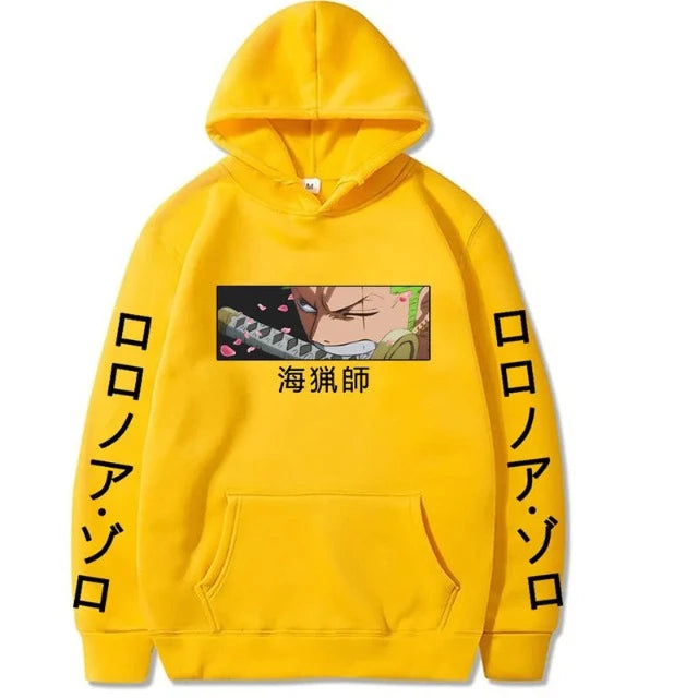 Sweat Pull One Piece Roronoa Zoro Sabre Jaune