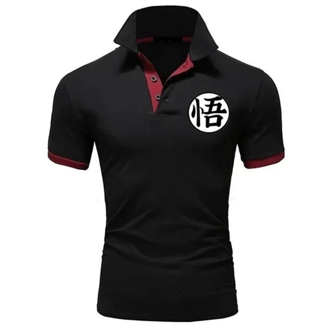 T-Shirt Polo Dragon Ball Z Noir