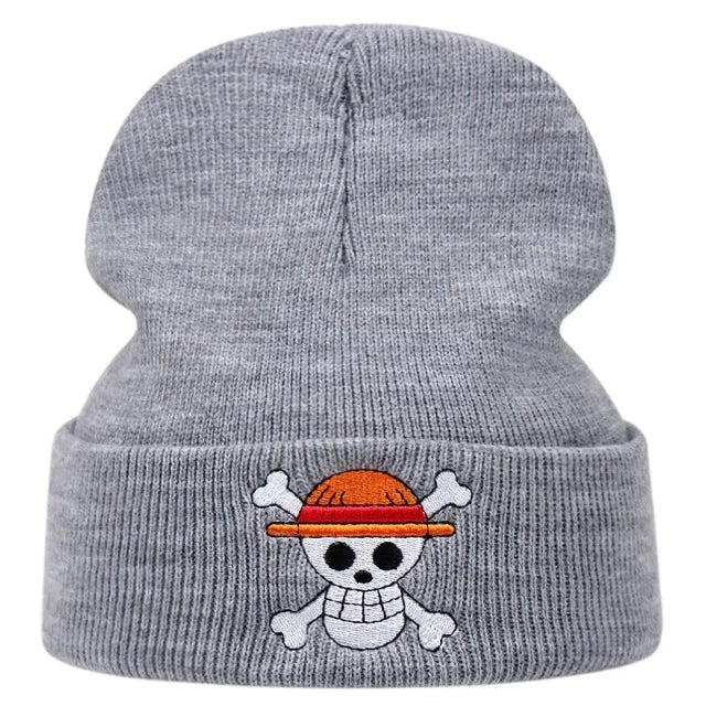 Bonnet One Piece Jolly Roger GRIS